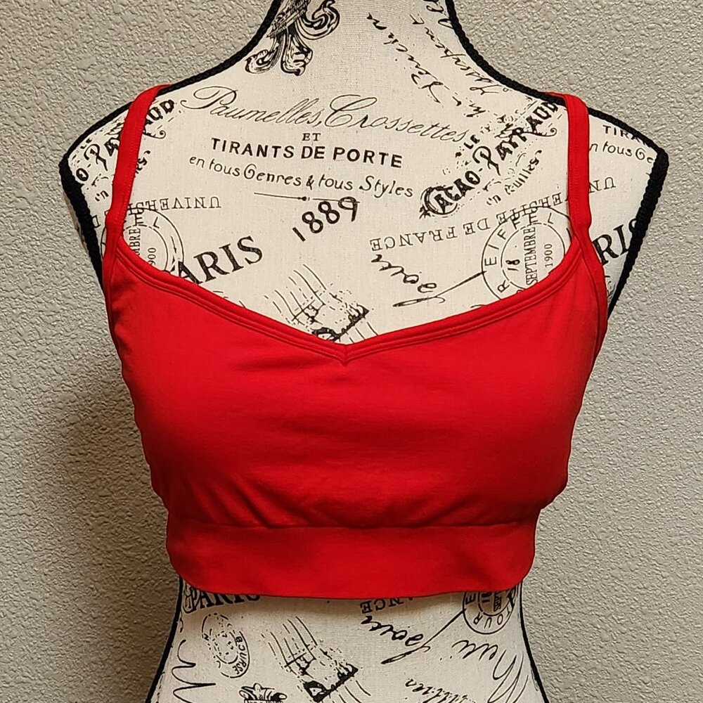 FABLETICS Athletic Sports Bra Red- XXL . 1X